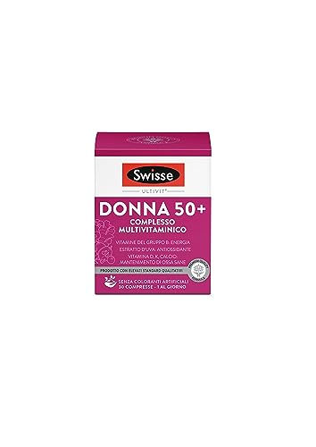 Swisse Multivitaminico Donna 50+, Integratore Alimentare Multi-nutriente per Integrare...