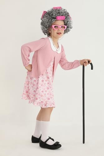 Disfraz de Vieja para Niñas 8-10 Años miniatura 3
