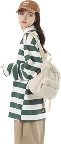 Image of MaxxCloud Vintage Denim Laptop Backpack Casual Canvas Daypack Handbag Purse Lightweight Rucksack Shoulder Bag