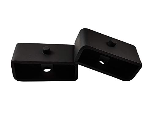 American Automotive Compatible C1500 C2500 C3500 2" Rear Suspension Lift Solid Steel Blocks +10" U Bolts #TOP3