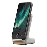 Doro Aurora A10 - Paquete de smartphone con soporte de carga incluido - Fácil de usar - Tecla de asistencia - Localización GPS - Compatible con audífonos - Base de carga de inducción - Grafito