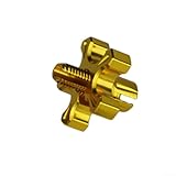 Motorrad für CNC-Billet-Kupplungskabel, Draht-Einstellschraube, M8 M10 x 0,25 für WR125R und kompatible Modelle mit Aluminiumlegierung und kompakter Größe (goldfarben)