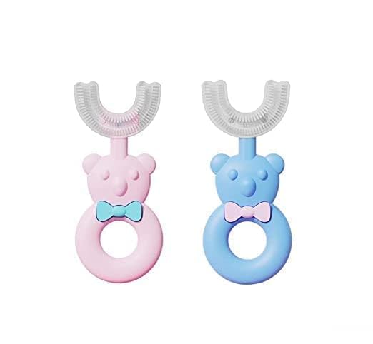 Teddy U Shaped Toothbrush for Kids – Child-Friendly and Easy-to-Use Toothbrush for Toddlers, Special Needs, and Limited Dexterity | Ergonomic Design Recommended by Dental Professionals-image-15