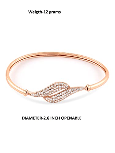 CZ Bangle Style Brass Kada For Women