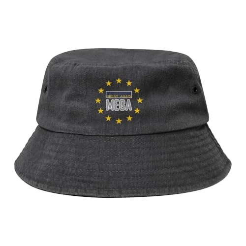 Qauirfe Make Europe Great Again Fashion Cowboy Denim Fisherman Hat Outdoor Fishing Cap Sun