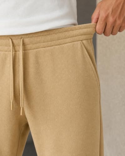 Image of Nobero Joggers for Men | Solid Trackpants for Men | Regular Fit | Elasticated Waist with Drawcord | Soft & Breathable Fabric | Casual Everyday Wear