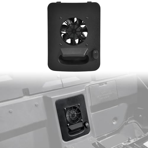 SAUTVS Panel de acceso al motor con conjunto de ventilador de refrigeración para Polaris RZR XP 1000/Turbo/RZR 900/Trail S 900 1000/2017 Ranger XP 1000 accesorios, reemplaza #5454122#5452376-070