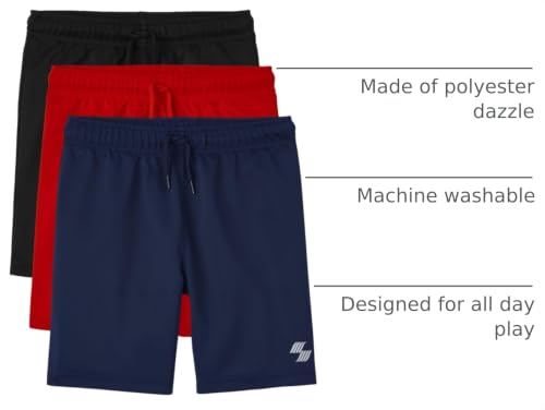 Image of The Children's Place Boys' Performance Basketball Shorts 2 Pack