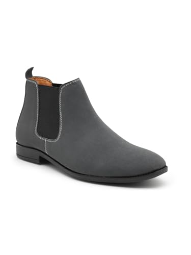 Image of Men's Slip On Fashion Chelsea Boots | High Tops, Soft Cushioned Insole, Comfortable Fit, Trendy, Stylish Boots