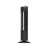 Emerson FAT2835-A Tower 60 Degree Oscillating Fan, 3 Speed Settings with Manual Knob, and Convenient Carry Handle, Black