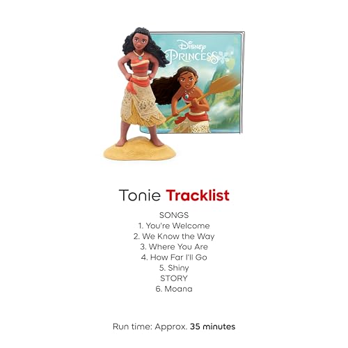 Image of Toniebox 2 Audio Player Disney Princess Bundle for Kids 3+ with Ariel, Moana, Merida, and Belle - Cloud Pink