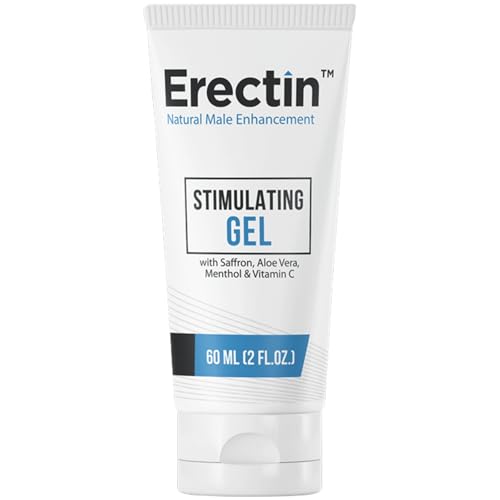 Erectin Men’s Enhancement Support Gel – Topical Performance Formula for Men – Fast-Absorbing, Non-Greasy, Easy Application