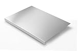 RONDA | Tagliere Spianatoia 70x50cm Acciaio Inox per Impastare Piano da lavoro Cucina Professionale Antibatterico Alimentare Varie Misure Per Cucina Per Ristorazione Tappetino Antiscivolo Piega 2cm