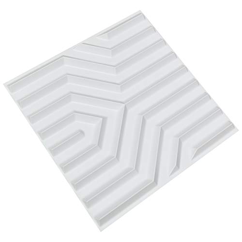 Image of Art3d Decorative 3D Wall Panel, 32 Sq.FT PVC Interior Wall Decor for Living Room, Bedroom, Lobby, Office, Shopping Mall, White