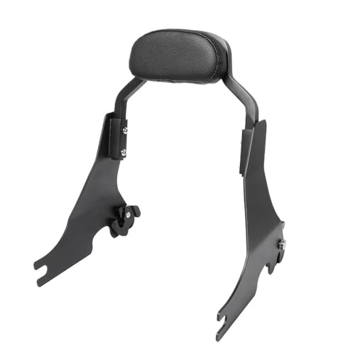 Dossier passager moto noir pour Sportster XL 883 et 1200 : optimisez le confort de route