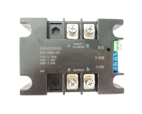 Arrancador suave de motor 220V reduce picos de corriente y protege bombas de 4KW