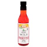 Wild Desert Sugar Free Coffee Syrup - Made with Organic Monk Fruit & Non-GMO Organic Erythritol - Recyclable BPA-Free Plastic Bottle with Pour Top (12 Fl Oz, Prickly Pear)