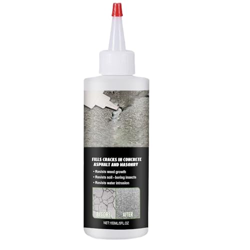 Relleno Grietas Asfalto 150ml | Impermeable Elástico para Entradas Aceras Carreteras Reparación