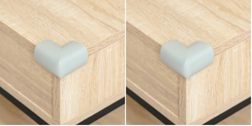 Image of Regalo 8 Pack Safety Corner & Edge Protectors for Baby Proofing, Soft Foam Furniture Corner Guards, Large, Gray