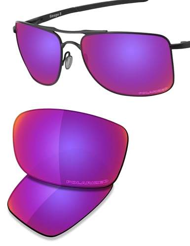 Image of SAUCER Premium Replacement Lenses & Rubber Kits for Oakley Gauge 8 L OO4124 | UV400 Protection, Anti-Scratch, Precise Fit