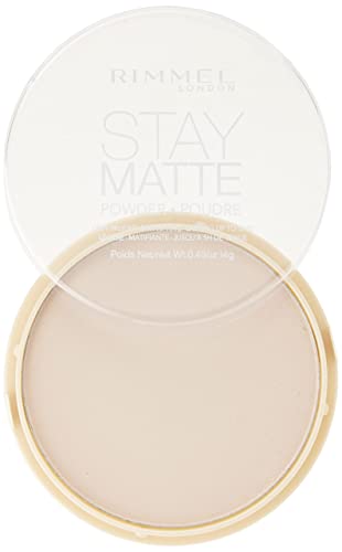 Image of Rimmel London Stay Matte - 003 Natural - Pressed Powder, Lightweight, High Coverage, Shine Control, 0.49oz (Pack of 2)