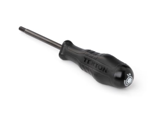 Image of TEKTON 1 /4 Inch Hex High-Torque Black Oxide Blade Screwdriver | DHX11250 | Made in USA