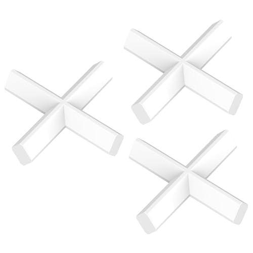 Labasics - Labasics 3-Pack Cross Shape Magnetic Stir Bar Set, 50 mm PTFE-Coated White Stirring Bars for Laboratory Mixers