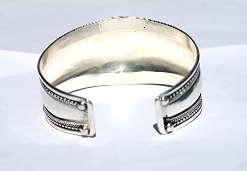 Generic Boho One Stone Blue Stabilized-Turquoise Adjustable Cuff Bracelet thumb #5