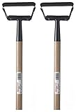Flexrake 1000L Hula-Ho Weeder Cultivator with 54-Inch Wood Handle (Тwо...