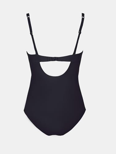 Image of CUPSHE Women's One Piece Swimsuit Ruch Drawstring Square Neck Bathing Suit | Self Tie,Soft Removable Cups,Adjustable Wide Straps,Cutout,Bach Hook,Chic,Fashion,Comfort,Swimwear for Vacation,Beach,Pool