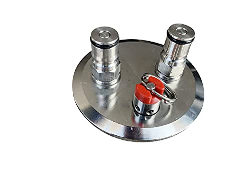 Semfeil Brew 3 Inch Tri Clamp 91Mm Od Ball Lock Convert Lid With Gas Post Beer Post Prv 80Cm Silicone Hose Conical Fermenters Pressurized Transfers Fermentasaurus Homebrew Kegging Equipment thumb #2