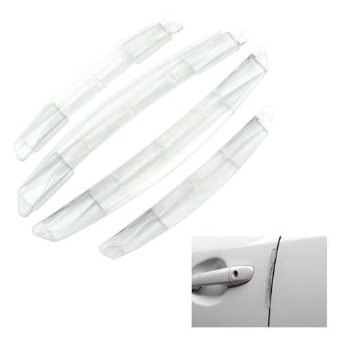 Srvauyea 4 Pièces Protection de Bord de Porte Auto, Bord Porte Voiture Bandes Protection Anti-Rayures, Pare-Chocs Protection Portiere Voiture, Bandes de...