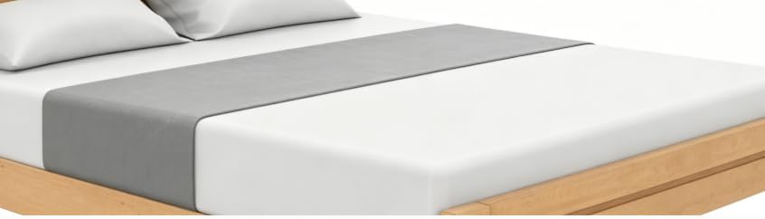 Grounding Sheet for All Mattress Sizes, with grounding Cord and Test Pen (Soft Gray, 105 * 23inch)