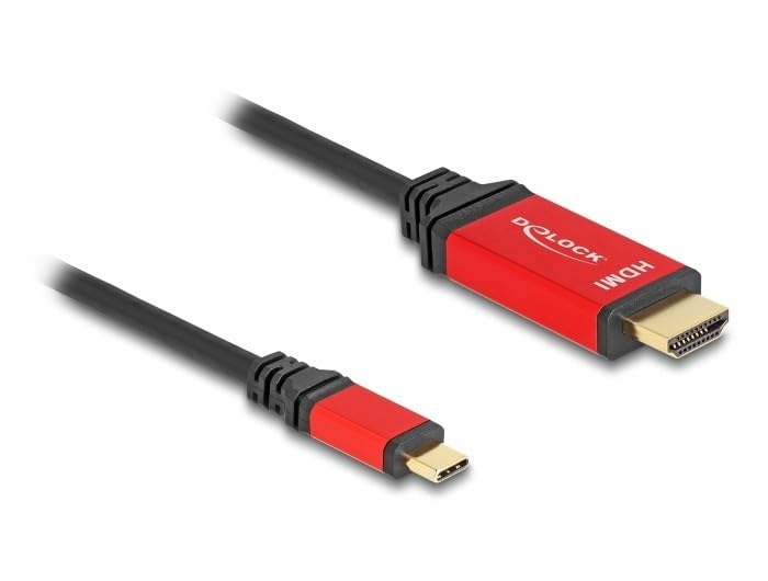 Adaptador de video USB Tipo-C a HDMI de 1m DeLOCK 80095 para alta definición