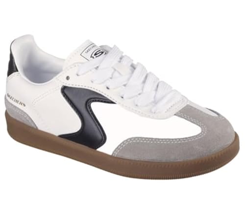 Skechers Bambino Hotshot - Junior Varsity Sneaker In Bianco/Nero, Taglia 40