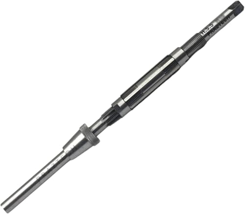 PRAZTECH Long Pilot HSS Blade Adjustable Expanding Hand Reamer | KINGPINS Ream | Repair Work | Workshop Tool DIY (H9 : 25/32" - 27/32" (19.8-21.4) mm) by PRAZTECH - Used condition - US$102.21