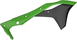 Polisport 8412300001 - Copriradiatore Robusti E Durevoli Compatibile Con Le Moto Kawasaki A Colori Verde/Nero - 2