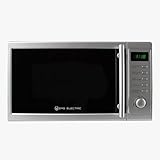 EAS ELECTRIC SMART TECHNOLOGY | EMSG20L | Microondas con grill | Color inox | 20 litros | 5 niveles de potencia | Defrost | temporizador | Potencia 700W/ Grill 1000W | Diámetro del plato 255 mm | LED
