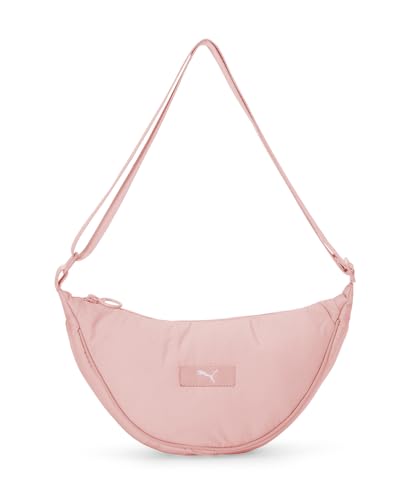 Image of PUMA PLUSH Halfmoon Bag IND - Stylish Everyday Bag with 10L Capacity, Main Zip Compartment, Interior Organization, Adjustable Shoulder Strap, & Iconic Branding