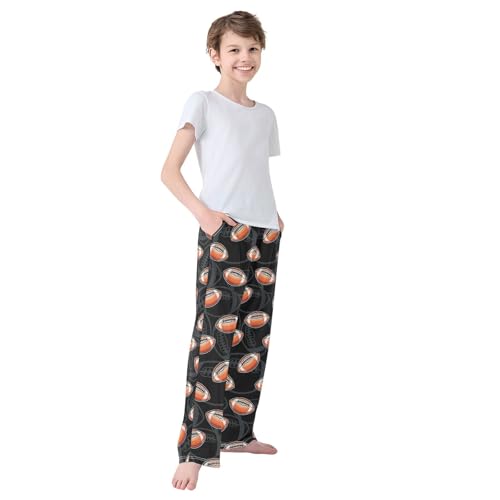 Ollabaky American Football Pajama Pants Pajama Bottoms Soft Pjs Sleep Lounge Pants, XL - Thumbnail 5
