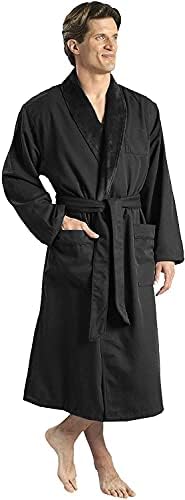 MONARCH Plush Lined Microfiber Bath Robe for Women or Men - Super Soft, Durable Luxury Spa, Resort & Hotel Bathrobe, Generously Sized (Unisex) Cypress