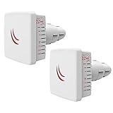 Mikrotik LDF 5 ac 2-Units Outdoor Wireless System with a Built in Antenna Dual Chain 5GHz System with Gigabit Ethernet and 802.11ac Support US Version PRECONFIGURED