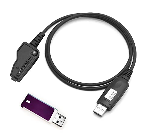 Cable de programa USB de 3 pines para Kenwood NX-200 y TK-2180 con software de clonación