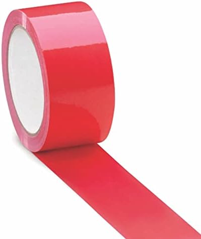Duct Tape Waterproof Strong Adhesive Heavy Duty Gaffer Tap For Multipurpose Use Diy Craft Repair Sealing Securing Cables Wrapping Binding Indoor And Outdoor Activity Red Colour 8mm X 80mm (Pack Of 1)