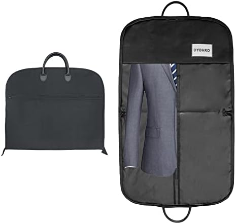DYBHRD 40-Inch Travel-Suit-Bag Foldable-Business Waterproof-Hanging Garment Bags for Travel Hanging Clothes, Durable Oxford Fabric Portable Suit Carrier, Suitable for Men Business Travel…