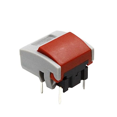 Interruptor de llave pulsador con microinterruptor de reinicio automático bicolor 2