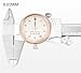 0-300MM 0.02MM or 0.01MM Industrial Grade Stainless Steel dial Vernier Calipers with Watch Shock Proof High Precision Laser scal(30040017 0-150MM)
