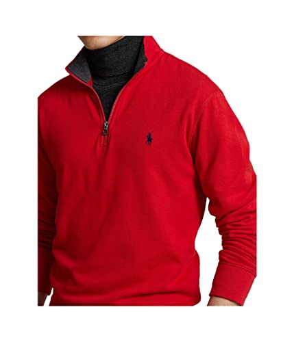 POLO RALPH LAUREN Mens Luxury Jersey Cotton Blend Quarter-Zip Pullover Sweater3