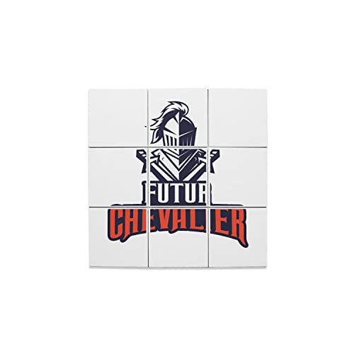 Carreaux céramique combat chevalier 10,8 cm x9 pour décor mural
