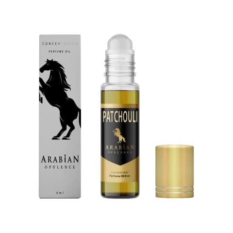FR240 PATCHOULI unisex perfume oil. 6ml roll-on bottle. Arabian Opulence. Woody/balsamic/patchouli/warm spicy Cover